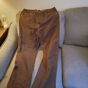 Jones New York sport with shape control jeans, size 14, brown